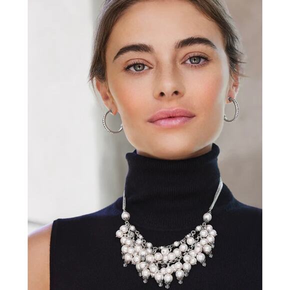 Brighton Double Strand Pearl-icious
Glass Pearl and Beaded Silver Tone Necklace - Picture 11 of 11